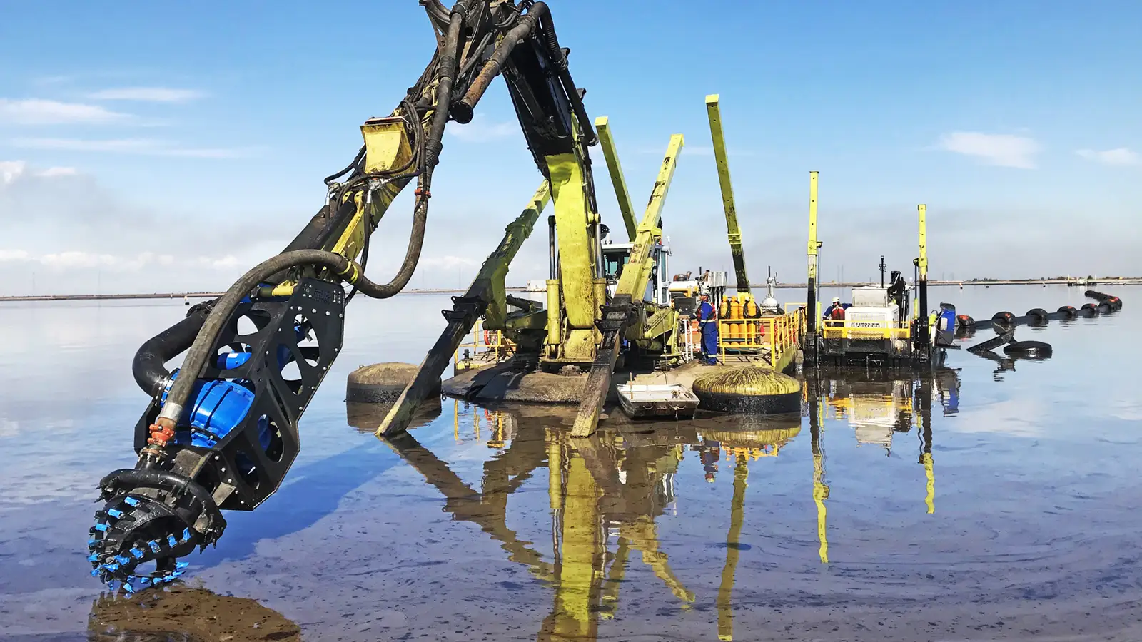 Excavator Dredging System 1