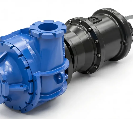 Material Konstruksi Submersible Slurry Pump